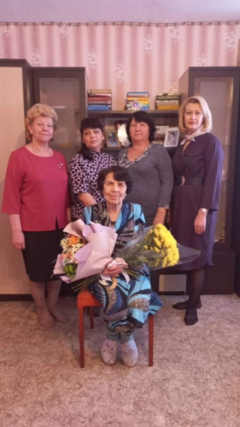 Анна Юрьева из Взморья отметила 90-летие