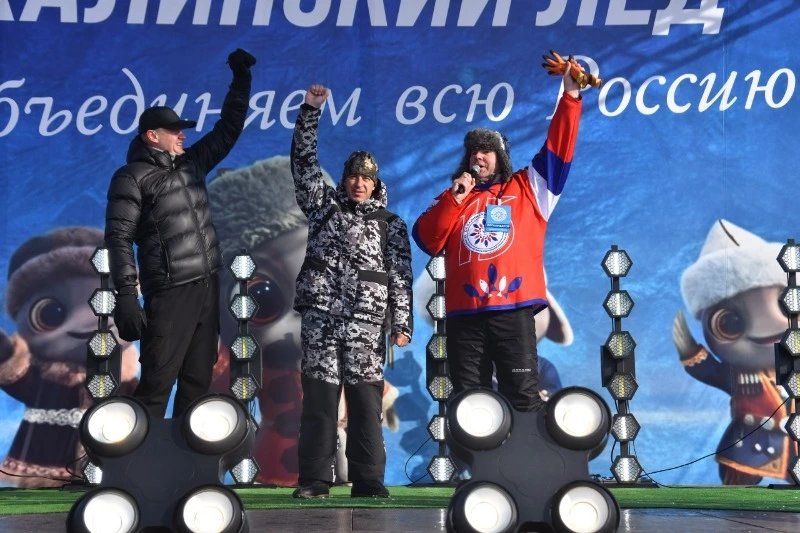 На реке Найба стартовал XV юбилейный фестиваль любительской рыбалки «Сахалинский лёд»