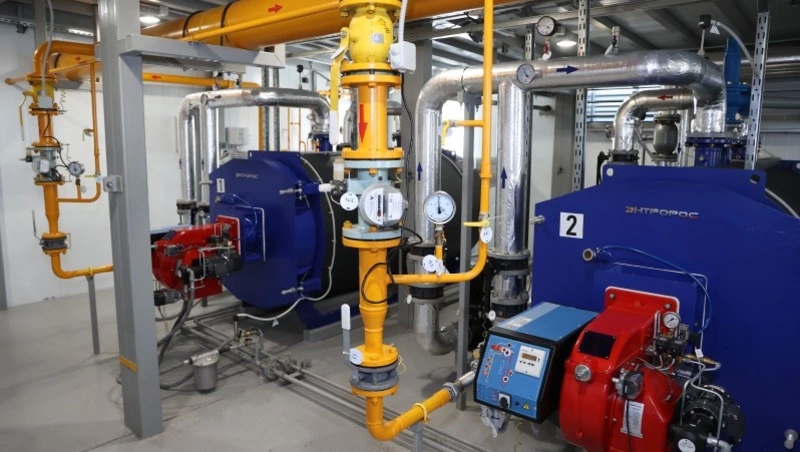 Тестовая эксплуатация газовой котельной началась в селе Покровка Долинского района
