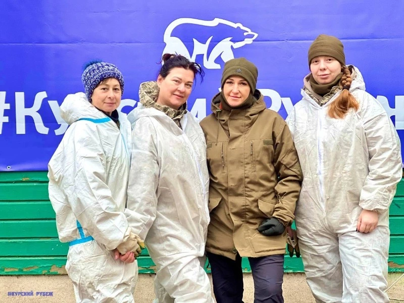 Волонтер из Долинска побывал с гуманитарной миссией в Курской области