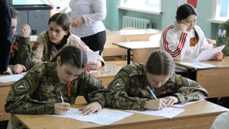 В Долинском районе в восьмой раз состоялась международная патриотическая акция «Диктант Победы»