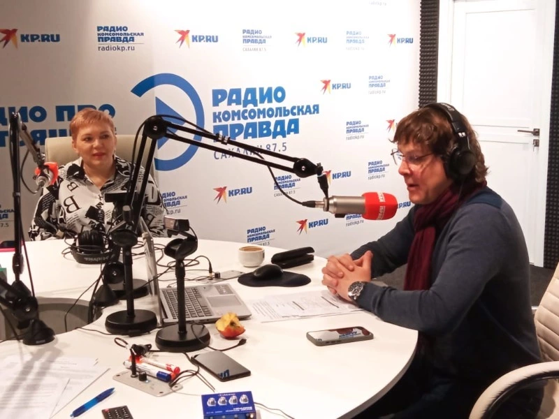 Светлана Зарецкая дала интервью радио "Комсомольская правда - Сахалин"