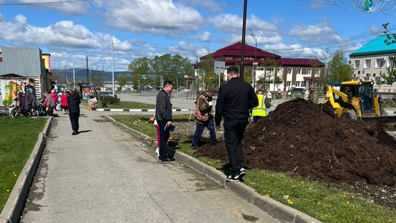 Управление городским хозяйством благоустраивает Долинский район