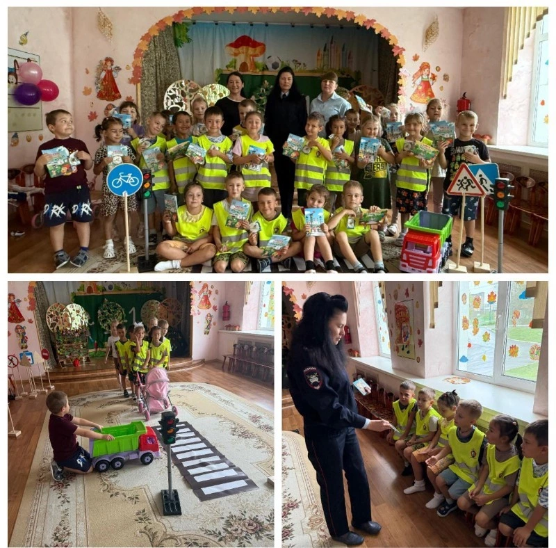 Долинская Госавтоинспекция провела профилактическое мероприятие с дошкольниками