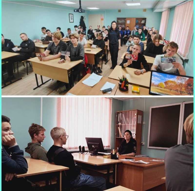 Автоинспекторы посетили Долинский филиал Сахалинского техникума