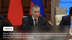 Юрий Трутнев провёл встречу сопредседателей Межправительственной Российско-Китайской комиссии
