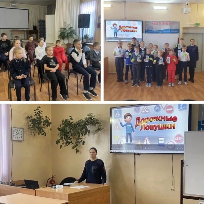 В преддверии зимних каникул Долинская Госавтоинспекция провела мероприятие в школе села Взморье