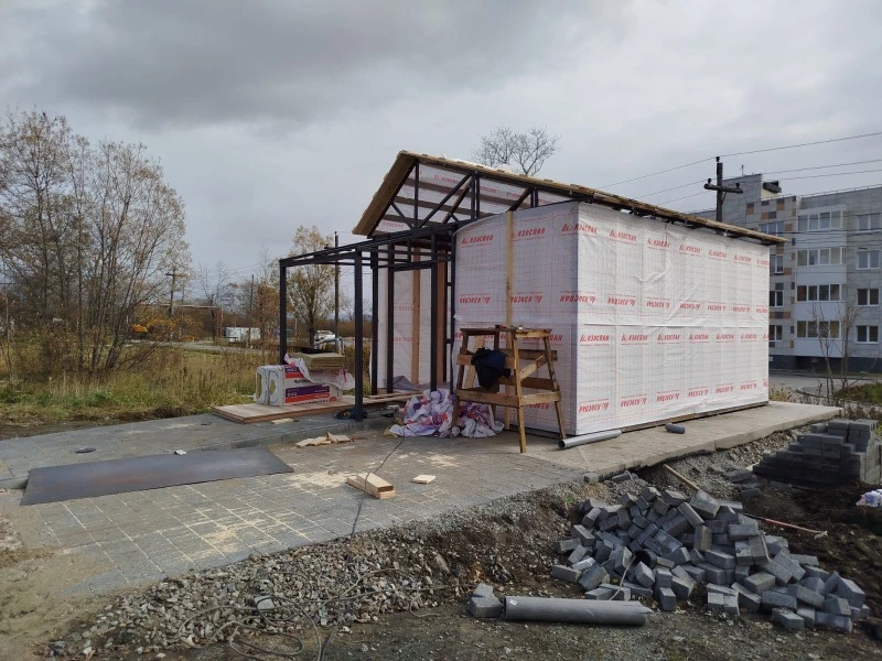 В Углезаводске приступили к внутренней отделке почтового отделения