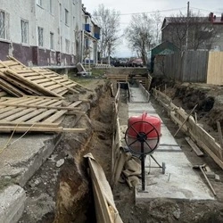 В селе Стародубское меняют теплотрассу