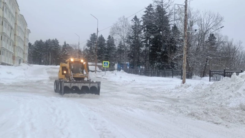 В Долинском районе борются с последствиями циклона