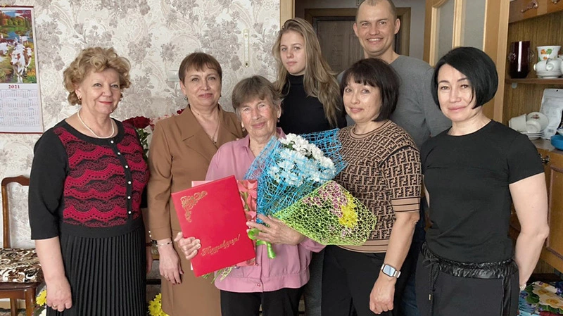 Долинчанка Клавдия Петровна Икария отметила 90-летний юбилей