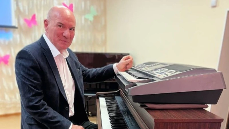 В детской школе искусств села Стародубского прошел творческий вечер Сергея Вербицкого