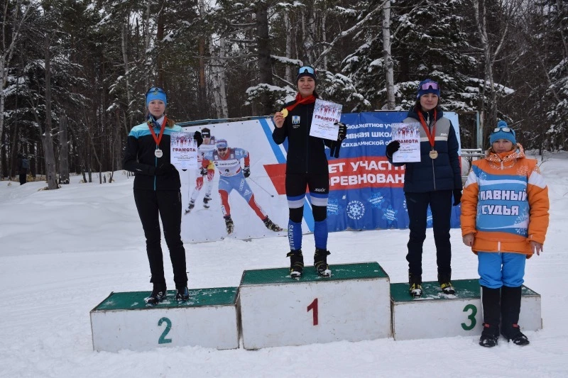 Долинские лыжники стали лучшими в области в «классике» и в «коньках»