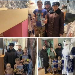 Долинская Госавтоинспекция совместно с заинтересованными лицами провела новогоднюю акцию