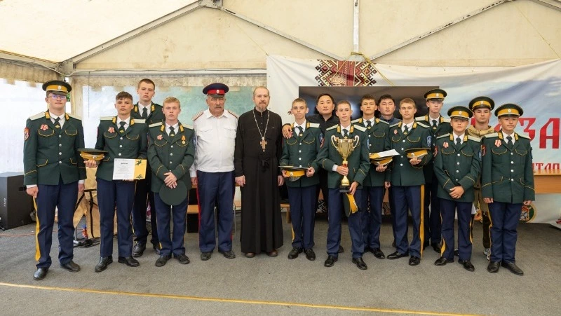 Команда школы села Сокол стала победителем региональной спартакиады допризывной казачьей молодёжи