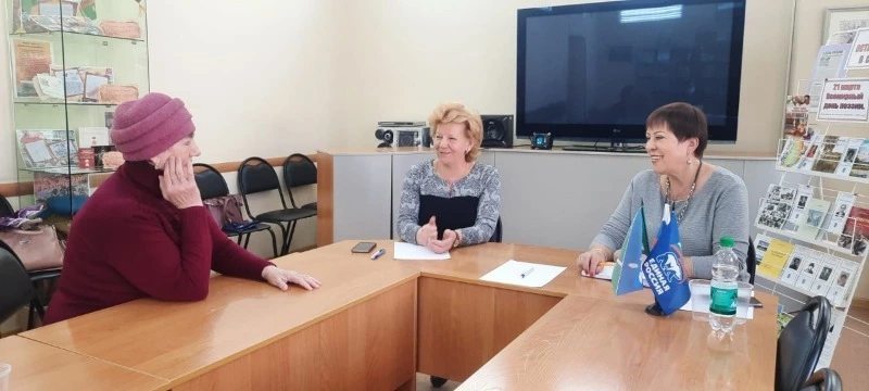 Наталья Коршунова и Галина Дворянинова провели совместный прием граждан