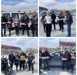 Госавтоинспекция Долинского района совместно с мотоклубом города Южно-Сахалинска провели акцию