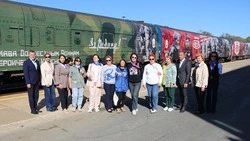 В Долинский район приехал «Поезд Победы» 