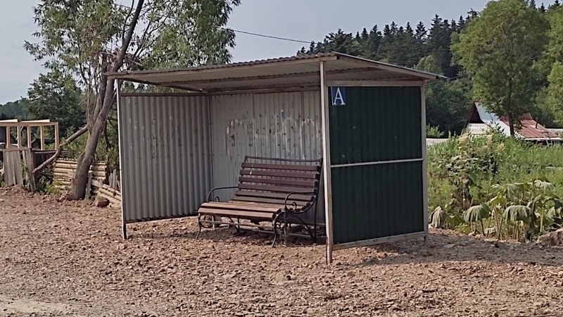 На автобусном маршруте Долинск – Теплая долина установлены автобусные павильоны