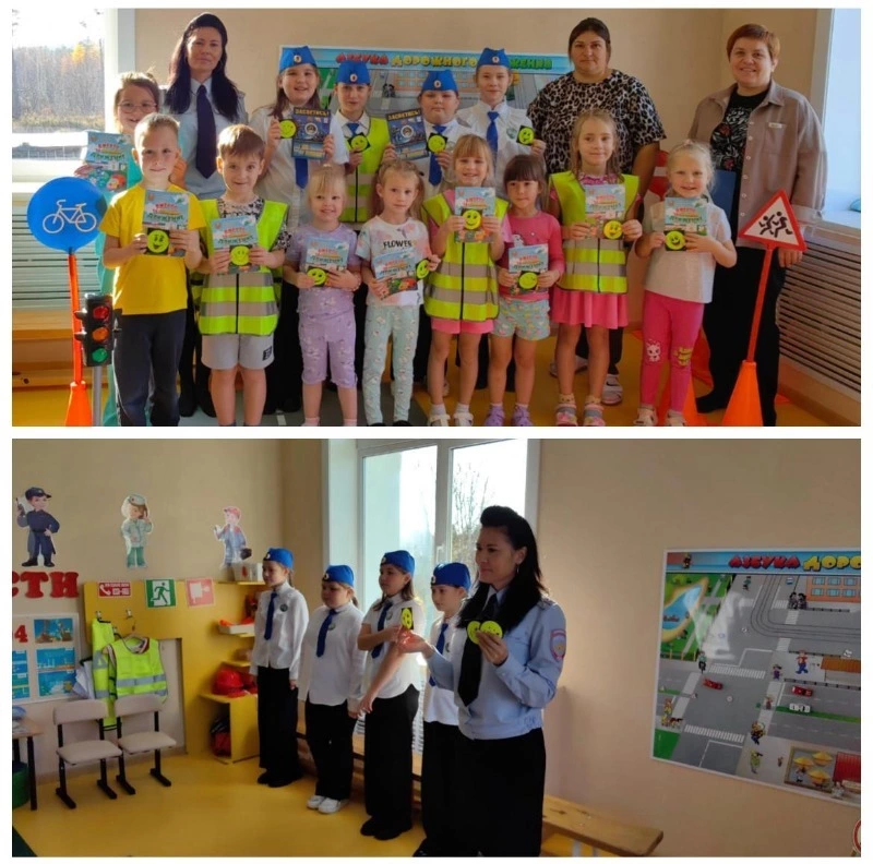 Долинские автоинспекторы совместно с ЮИДовцами провели профилактическую акцию