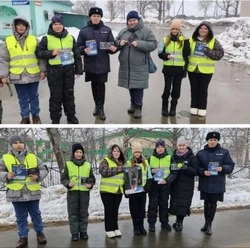 Долинская Госавтоинспекция совместно с ЮИДовцами призвали пешеходов быть заметными на дороге