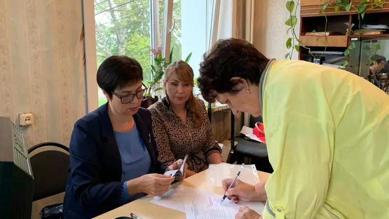 Жители Сосновки разыграли свои будущие квартиры