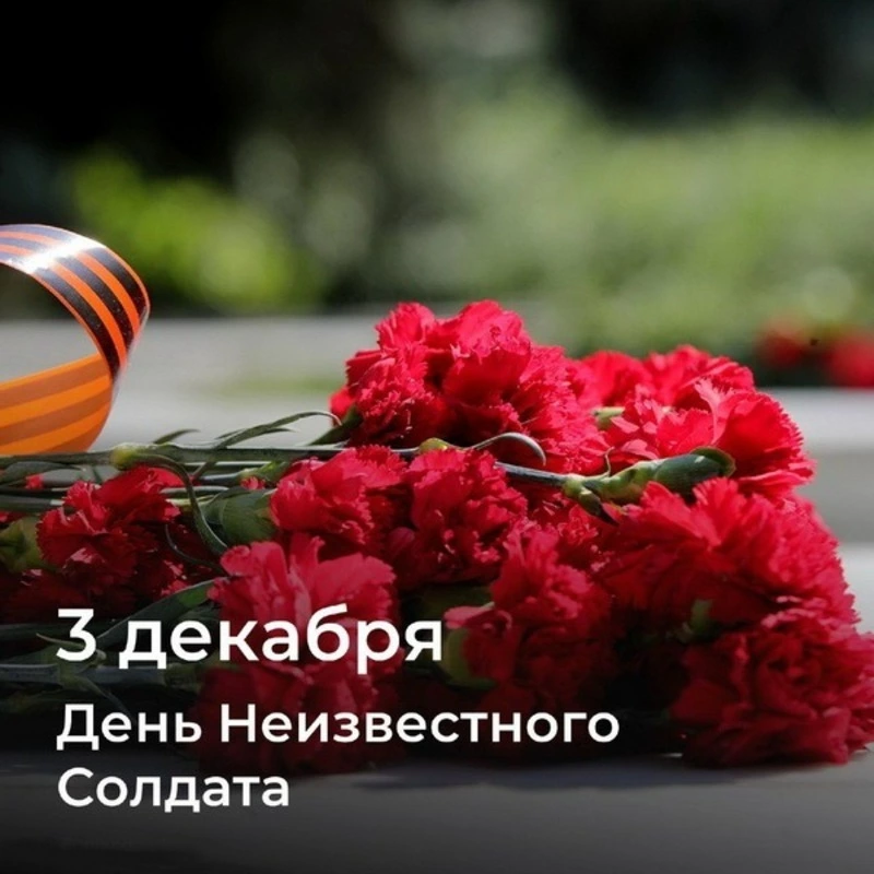 С Днем Неизвестного Солдата 2024: картинки      
