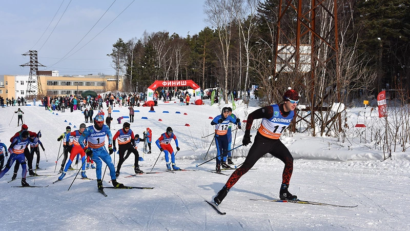 Долинцы по традиции дружно присоединились к Всероссийской акции «Лыжня России»