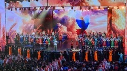 Долинские школьники выступили на музыкально-патриотическом фестивале «Своих не бросаем»