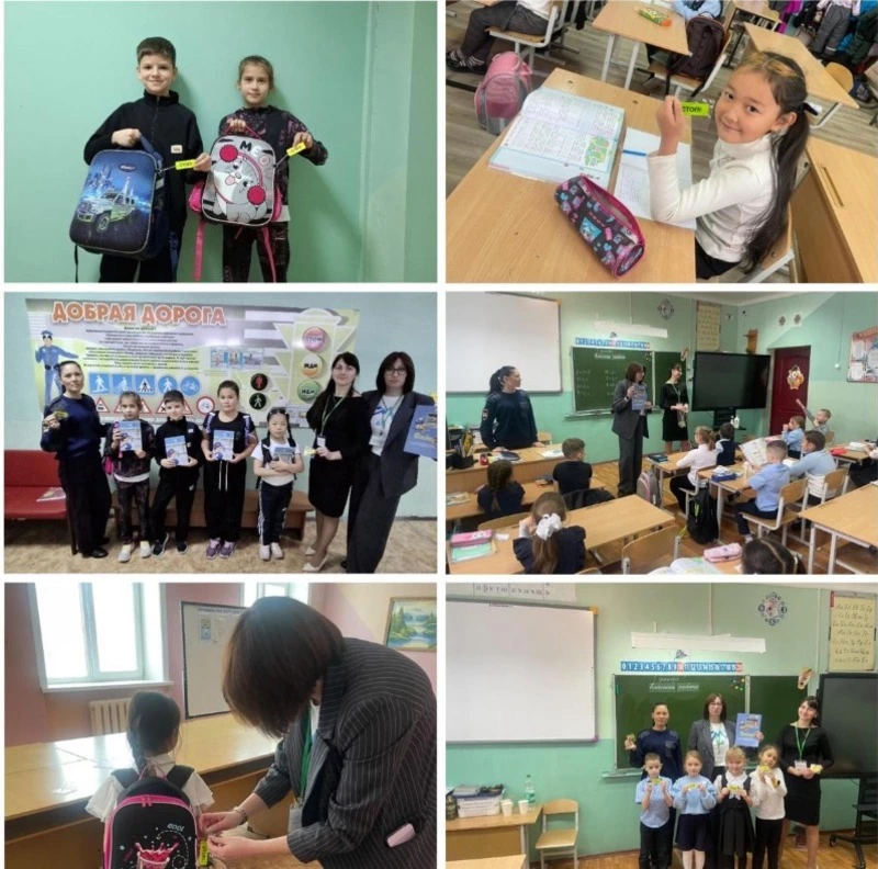 Автоинспекторы города Долинска проводят мероприятия по использованию световозвращающих элементов