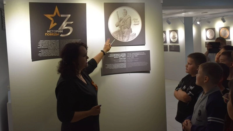 В долинском музее открыта выставка "Истории Победы"