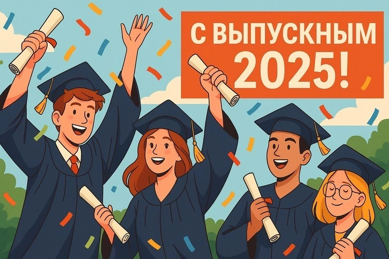 Красивые открытки и картинки на выпускной 2025  