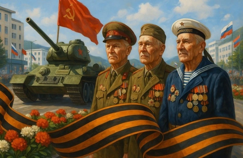 С 9 Мая 2025: красивые картинки и открытки к 80-летию Победы 